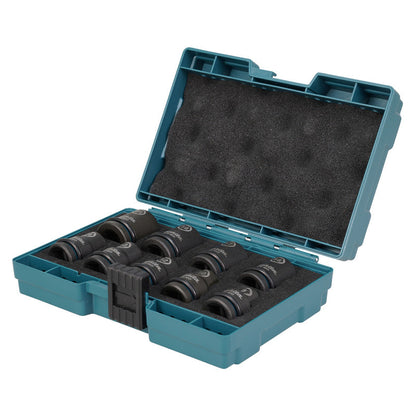 Coffret de 9 douilles carrée 1/2' IMPACT BLACK Makita E-16570 de 8 à 21mm
