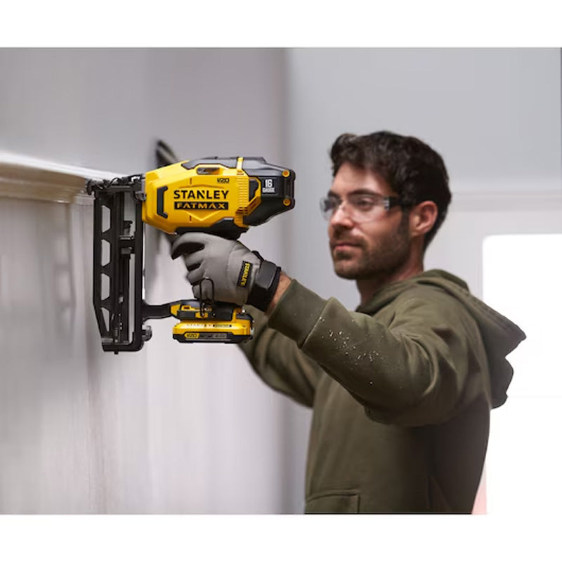 Cloueur de finition 16Ga STANLEY SFMCN616B-XJ - Lithium 18V (vendu sans batterie) V20