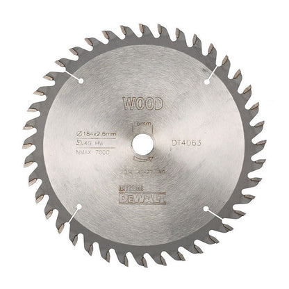 Lame de scie circulaire portative DEWALT Extreme Workshop 184x16mm