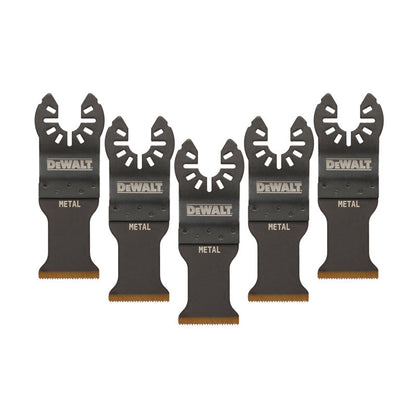Jeu de 5 lames pour métal DEWALT DT20727-QZ - 30x43mm - pour multi-cutter
